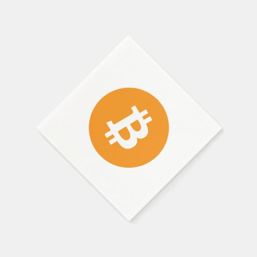 Serviette En Papier Logo Bitcoin Cryptomonnaie (Coin)