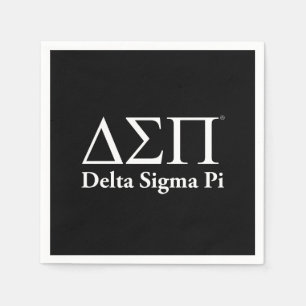 Serviette En Papier Logo Classique Delta Sigma Pi