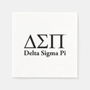 Serviette En Papier Logo Classique Delta Sigma Pi