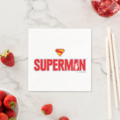 Serviette En Papier Logo classique Superman Bold (En situation)