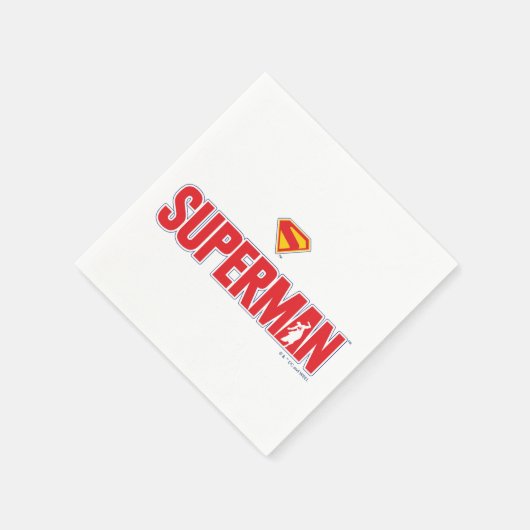 Serviette En Papier Logo classique Superman Bold (Coin)