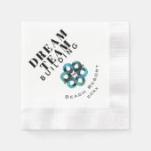 Serviette En Papier Logo de l'entreprise Dream Team Building (Devant)