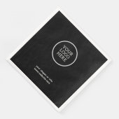 Serviette En Papier Logo de l'entreprise | Papier d'entreprise (Coin)