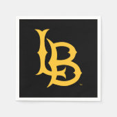 Serviette En Papier Logo de Long Beach State (Devant)