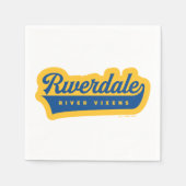 Serviette En Papier Logo de Riverdale River Vixens (Devant)