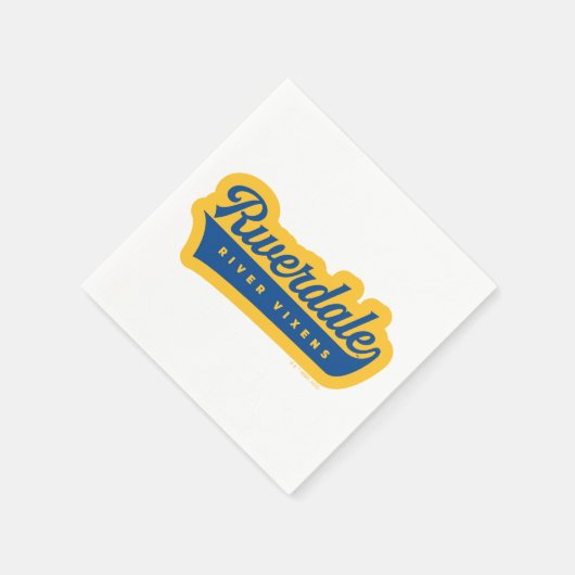 Serviette En Papier Logo de Riverdale River Vixens (Coin)