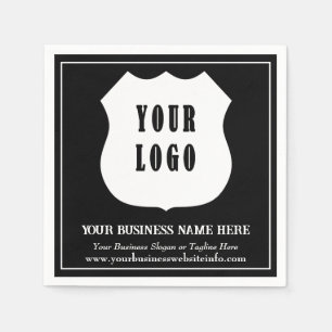 Serviette En Papier Logo de société commerciale personnalisé