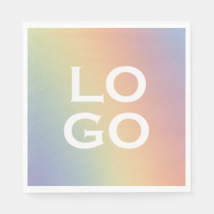Serviette En Papier Logo de société ou d'entreprise personnalisé sur a