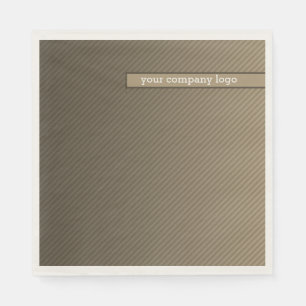 Serviette En Papier LOGO DE VOTRE ENTREPRISE, personnalisé