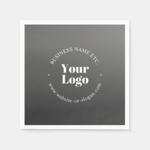 Serviette En Papier Logo d'entreprise ou design & texte modifiable