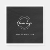 Logo d'entreprise personnalisable noir site Web