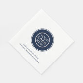 Serviette En Papier Logo d'entreprise personnalisé (Coin)