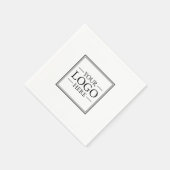 Serviette En Papier Logo d'entreprise personnalisé (Coin)