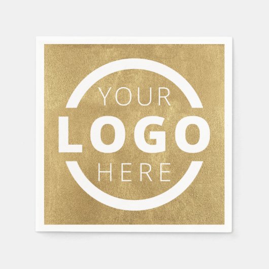 Serviette En Papier Logo d'entreprise promotionnel personnalisé (Devant)