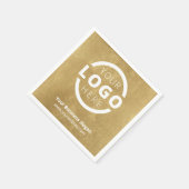 Serviette En Papier Logo d'entreprise promotionnel personnalisé (Coin)