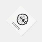 Serviette En Papier Logo d'entreprise promotionnel personnalisé (Coin)