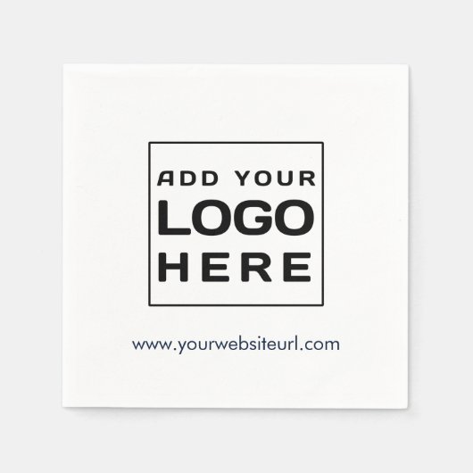 Serviette En Papier Logo d'entreprise simple Document d'événements d'e (Devant)