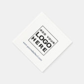 Serviette En Papier Logo d'entreprise simple Document d'événements d'e (Coin)