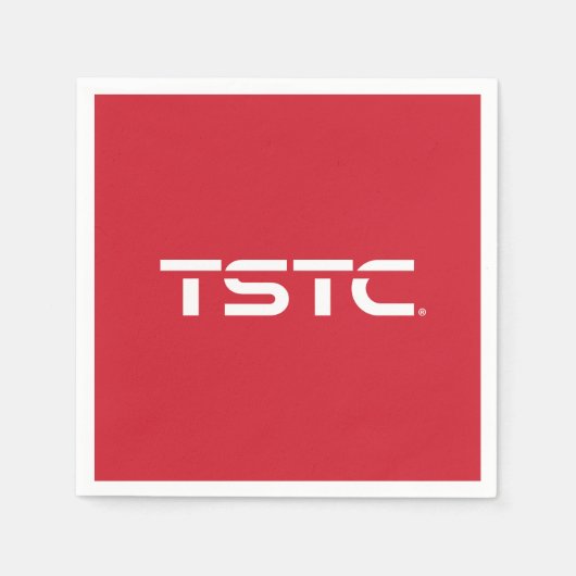 Serviette En Papier Logo du bloc du TSTC (Devant)