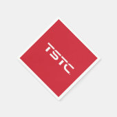 Serviette En Papier Logo du bloc du TSTC (Coin)