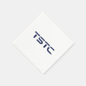 Serviette En Papier Logo du bloc du TSTC (Coin)