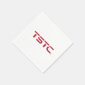 Serviette En Papier Logo du bloc du TSTC (Coin)
