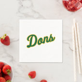 Serviette En Papier Logo du Script Dons (En situation)
