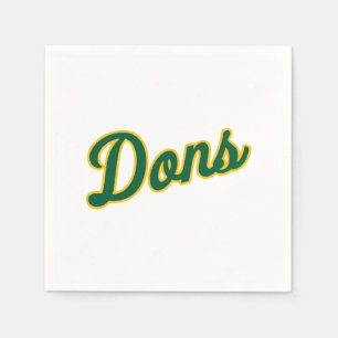 Serviette En Papier Logo du Script Dons