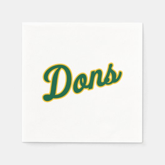 Serviette En Papier Logo du Script Dons (Devant)