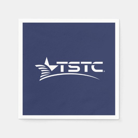 Serviette En Papier Logo du Texas State Technical College (Devant)