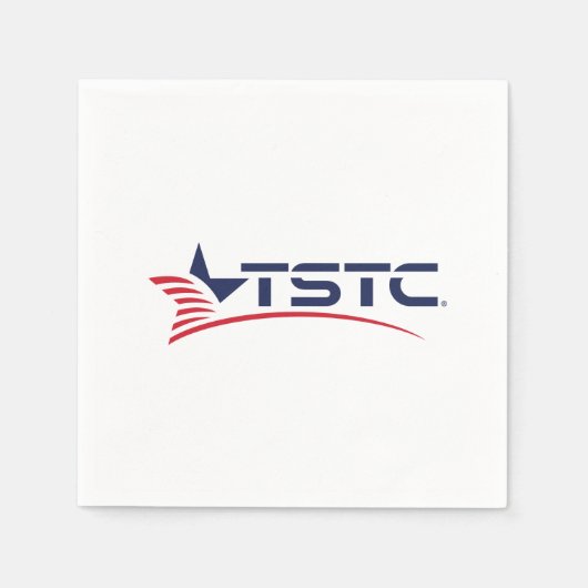 Serviette En Papier Logo du Texas State Technical College (Devant)