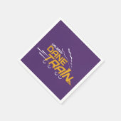 Serviette En Papier Logo du train UAlbany Dane (Coin)