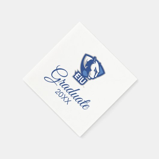 Serviette En Papier Logo Eastern Illinois University Panthers (Coin)