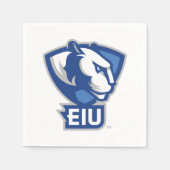 Serviette En Papier Logo Eastern Illinois University Panthers (Devant)