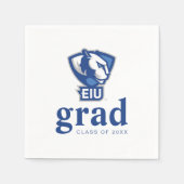 Serviette En Papier Logo Eastern Illinois University Panthers (Devant)