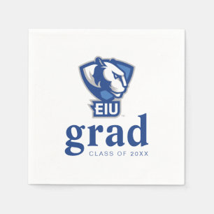 Serviette En Papier Logo Eastern Illinois University Panthers