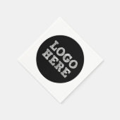 Serviette En Papier Logo ici (Coin)