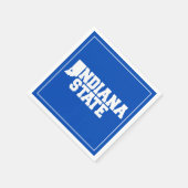 Serviette En Papier Logo Indiana State (Coin)