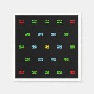 Serviette En Papier Logo ou Modèle Motif d'image téléchargé moderne