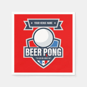 Serviette En Papier Logo personnalisable de tournoi de puanteur de