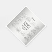 Serviette En Papier Logo personnalisé Blurred Grey Arrière - plan Cale (Coin)