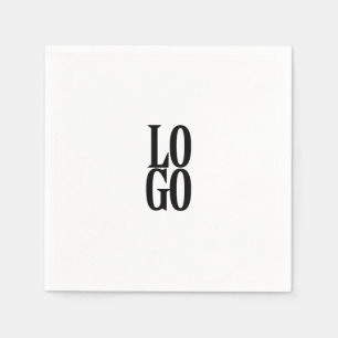 Serviette En Papier Logo personnalisé de l'entreprise ou de l'entrepri
