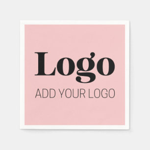 Serviette En Papier Logo personnalisé minimaliste   Mariages & Entrepr