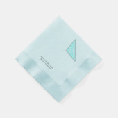 Serviette En Papier Logo personnalisé simple et élégant ici serviettes (Coin)