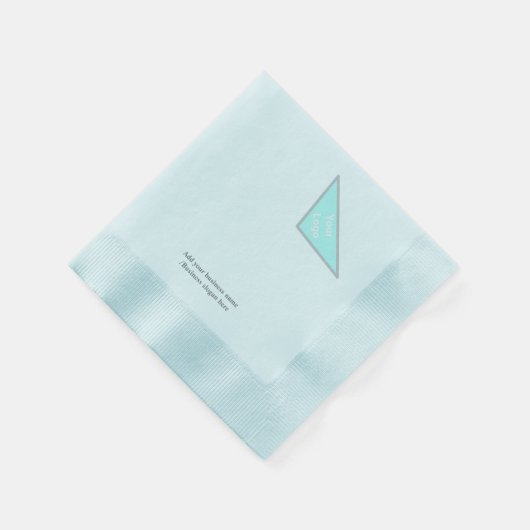Serviette En Papier Logo personnalisé simple et élégant ici serviettes (Coin)