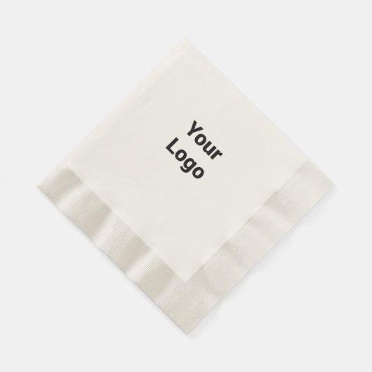 Serviette En Papier Logo personnalisé simple et élégant ici serviettes (Coin)