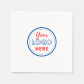 Serviette En Papier Logo promotionnel d'entreprise moderne Publicité (Devant)