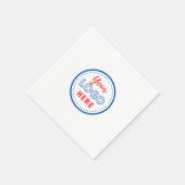 Serviette En Papier Logo promotionnel d'entreprise moderne Publicité (Coin)