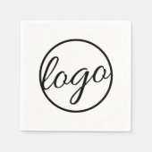 Serviette En Papier Logo promotionnel personnalisé (Devant)