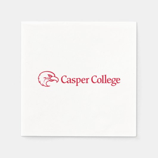 Serviette En Papier Logo texte du Collège Casper (Devant)